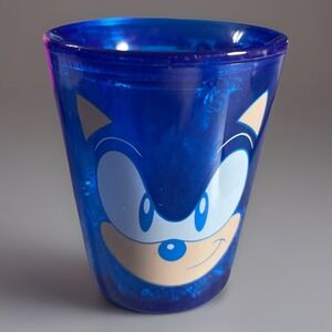 Rare ✨Sonic The Hedgehog Plastic Shot Glass Sega